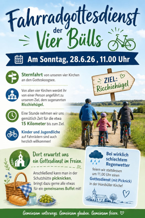 Klick öffnet Großansicht Einladung Fahrradgottesdienst